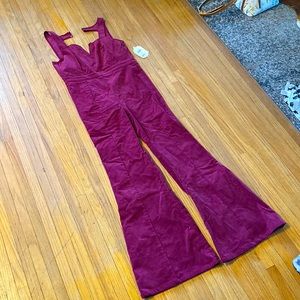 Altard State burgundy jumpsuit